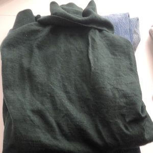 COPY - COS 100% wool GREEN turtleneck Small